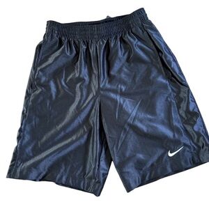 Nike Basketball Shorts New Money‎ Y2K Men’s Size Small Black Pockets Swoosh